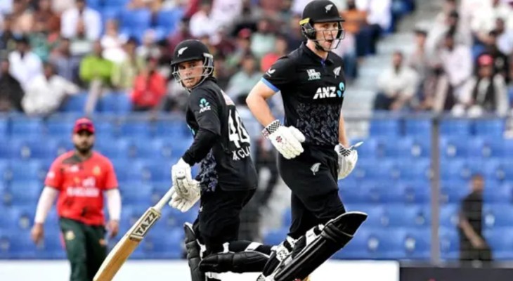 বাংলাদেশকে ১৮৩ রানের লক্ষ্য দিলো নিউজিল্যান্ড  